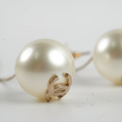 Chanel Pearl Drop Earrings Costume Jewellery