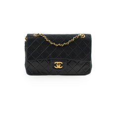 Chanel Vintage Classic Flap Small Lambskin Black - Series 1