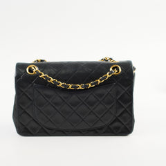 Chanel Vintage Classic Flap Small Lambskin Black - Series 1