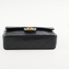 Chanel Vintage Classic Flap Small Lambskin Black - Series 1