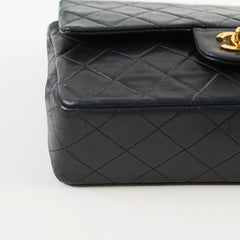 Chanel Vintage Classic Flap Small Lambskin Black - Series 1