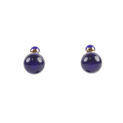 Christian Dior Tribal Earrings Blue