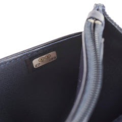 Chanel Wallet On Chain WOC Navy Canvas