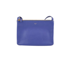 Celine Trio Bag Blue Crossbody