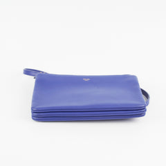 Celine Trio Bag Blue Crossbody