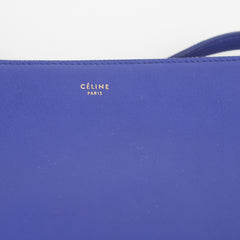 Celine Trio Bag Blue Crossbody