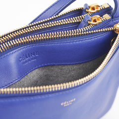 Celine Trio Bag Blue Crossbody