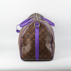 Louis Vuitton Keepall Bandouliere 50 Violet Fonce