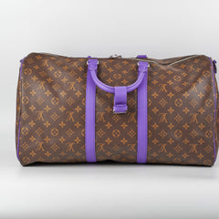 Louis Vuitton Keepall Bandouliere 50 Violet Fonce