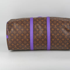 Louis Vuitton Keepall Bandouliere 50 Violet Fonce