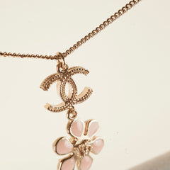 Chanel Drop Flower Necklace Costume Jewellery