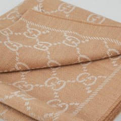 Gucci GG Supreme Scarf Beige