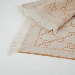 Gucci GG Supreme Scarf Beige