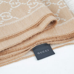 Gucci GG Supreme Scarf Beige