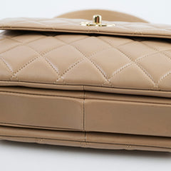 Chanel Small Trendy CC Lambskin Beige 23 Series