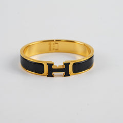 Hermes Clic H Bracelet PM Black/Gold