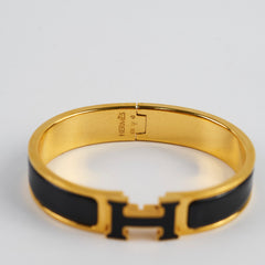 Hermes Clic H Bracelet PM Black/Gold