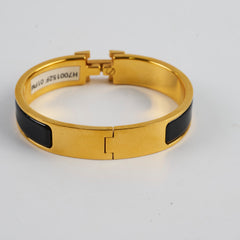 Hermes Clic H Bracelet PM Black/Gold