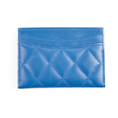 Card Holder Lambskin Royal Blue