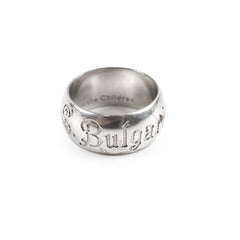 Bvlgari Save The Children Sterling Silver Ring Size 56