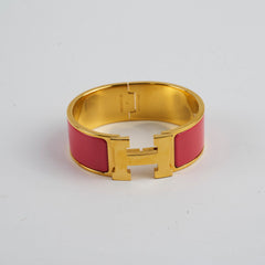 Hermes Clic Clac H Bracelet PM Pink