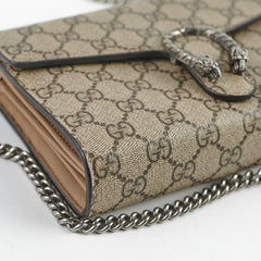 Gucci Dionysus Wallet on Chain Beige