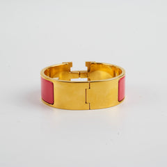 Hermes Clic Clac H Bracelet PM Pink