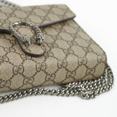 Gucci Dionysus Wallet on Chain Beige