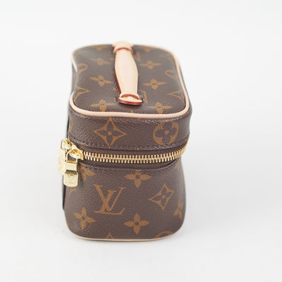 Louis Vuitton Nice Nano Toiletry Pouch Monogram Canvas GHW