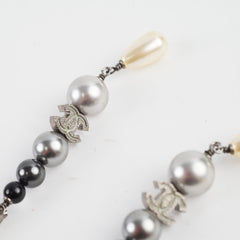 Chanel Pearl Drop Earrings Costume Jewellery