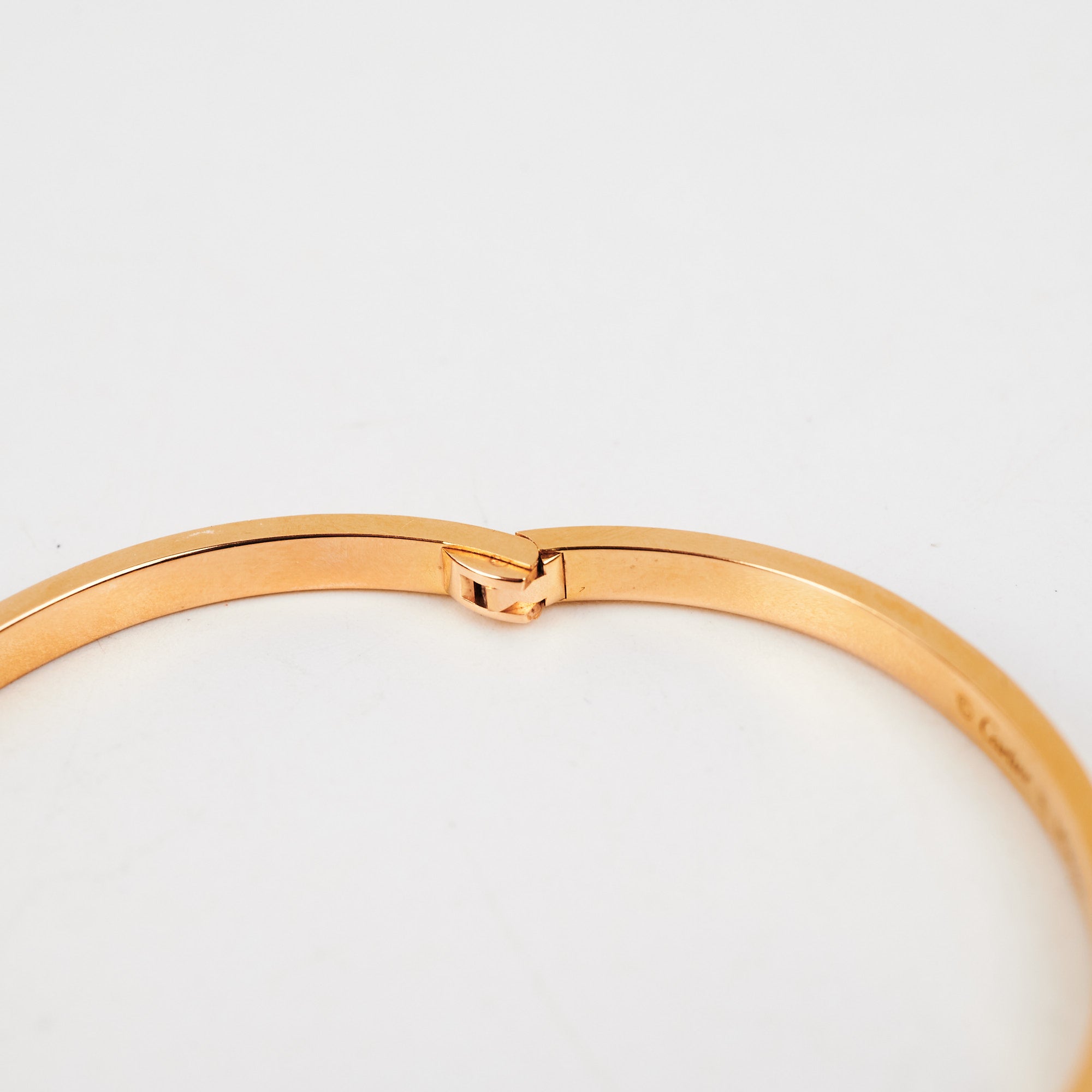 CARTIER LOVE BRACELET B6035621 PINK GOLD SIZE 16 — Pushkin Antiques