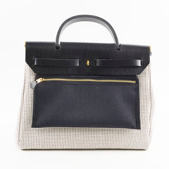 Hermes Herbag 31 Black/White