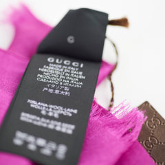 Gucci Rectangular Scarf Purple