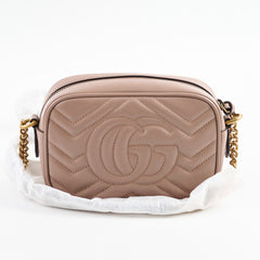 Gucci GG Marmont Mini Shoulder Bag Pink