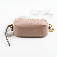 Gucci GG Marmont Mini Shoulder Bag Pink