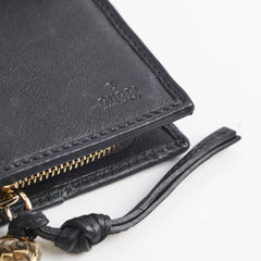 Gucci Leather Long Wallet Black