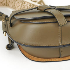 Loewe Mini Gate Crossbody Bag Khaki