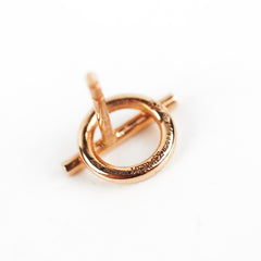 Hermes 18k Rose Gold Echappee Earrings