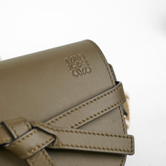 Loewe Mini Gate Crossbody Bag Khaki