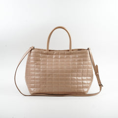 Prada Leather Tote Beige