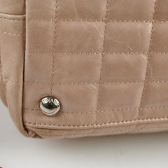 Prada Leather Tote Beige