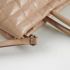 Prada Leather Tote Beige