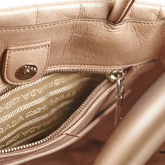 Prada Leather Tote Beige