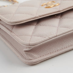 Chanel Micro Chain Pink Caviar Crossbody Bag- Series 31