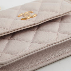 Chanel Micro Chain Pink Caviar Crossbody Bag- Series 31