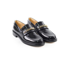 Chanel Patent Loafers Black Size 41C