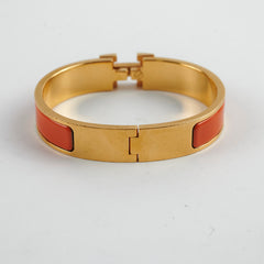 Hermes Clic H Orange Bracelet