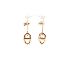 Hermes Farandole PM Rose Gold Earrings