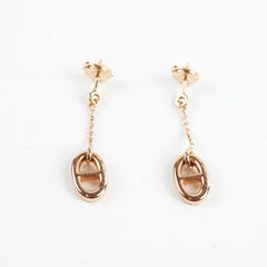 Hermes Farandole PM Rose Gold Earrings