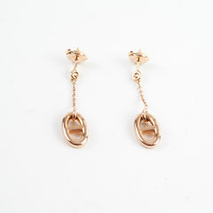 Hermes Farandole PM Rose Gold Earrings